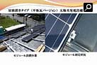 屋根置きタイプ　（平板瓦バージョン）　太陽光発電設備工事